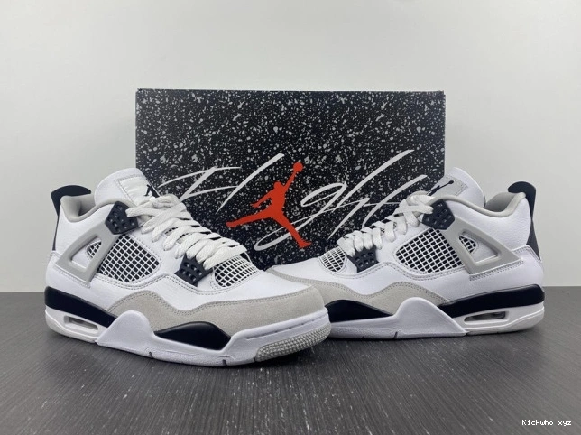 DH6927-111 Military Retro Jordan 4 Black 0618